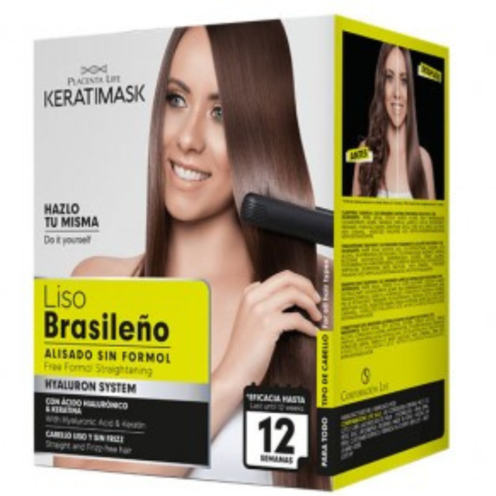 Be Natural Keratimask Brazilian Straightening Kit Without Formaldehyde