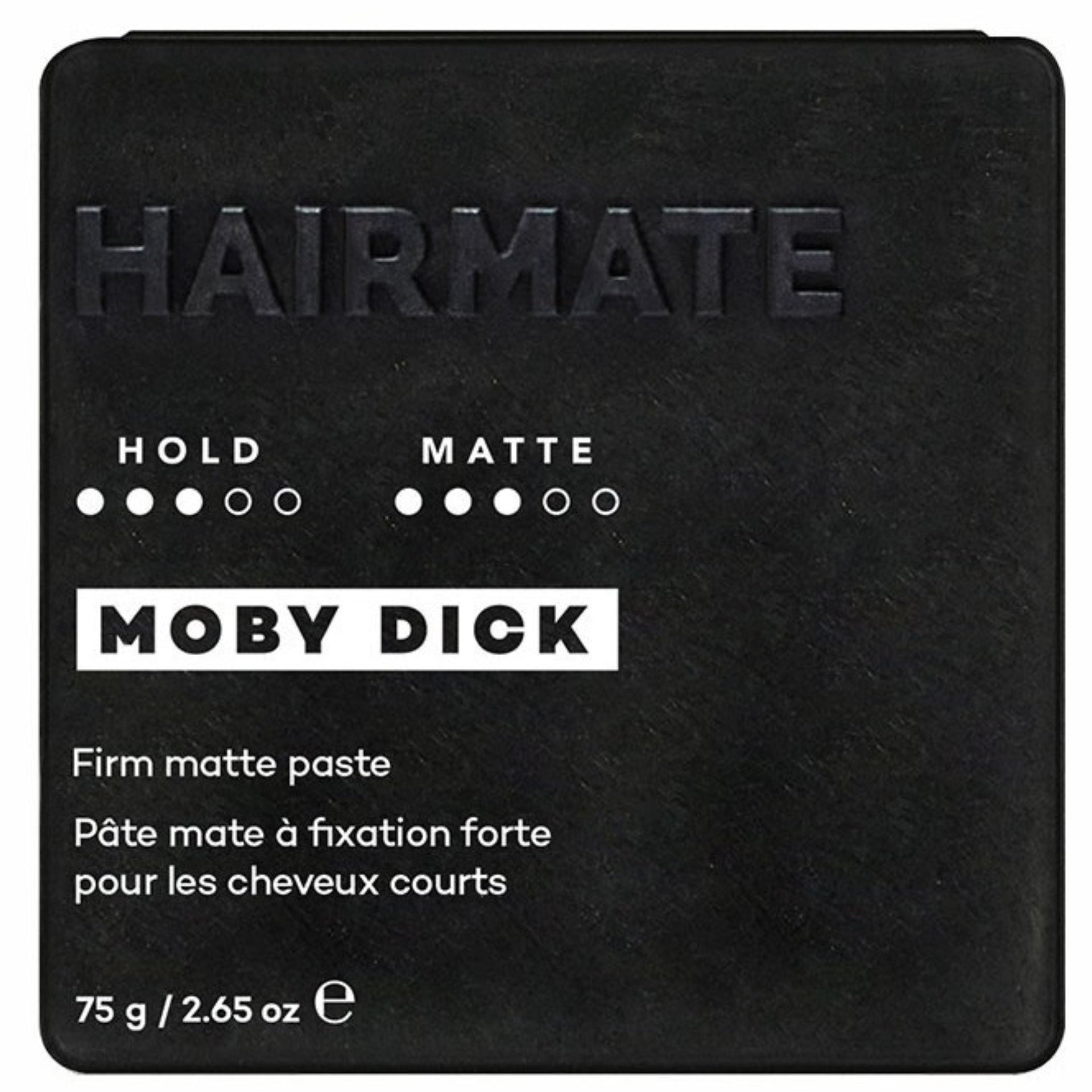 HairMate Moby Dick Pasta Matte De Fijaciòn Fuerte Para Cabello Cortu 75g