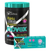 Novex Pack Mascarilla 400gr + Recarga 80gr Santo Black Poderoso