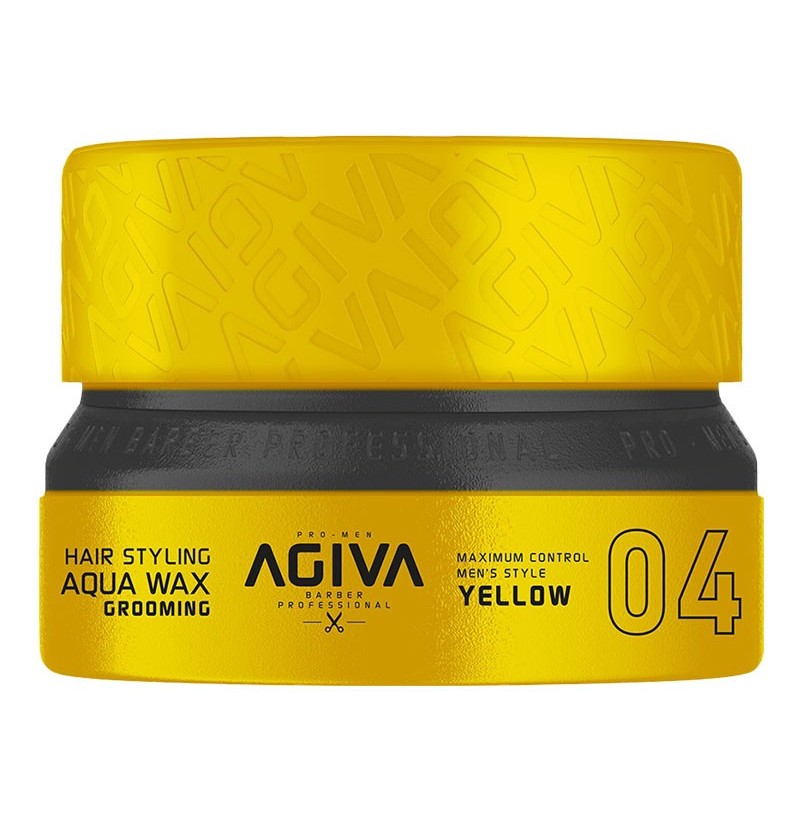Agiva Hair Styling Aqua Wax Grooming Yellow 04 155ml