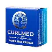 CurlMed Champú Sólido Volumen, Brillo y Suavidad