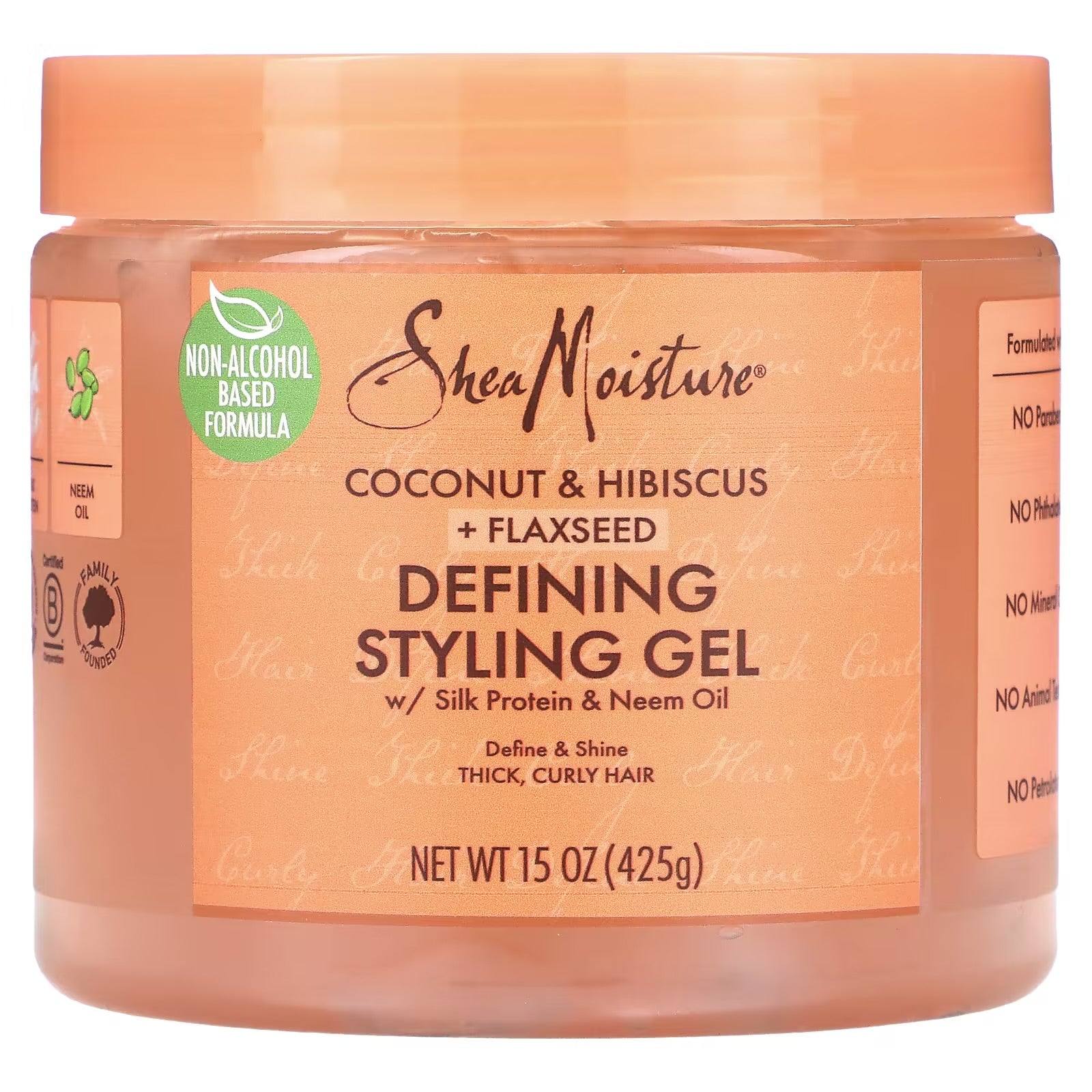 Shea Moisture Coconut & Hibiscus Defining Styling Gel  425g
