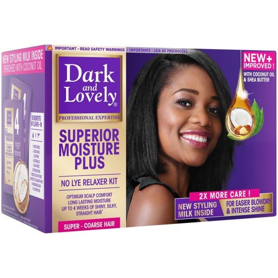 Dark & Lovely No-lye Relaxer Kit Super