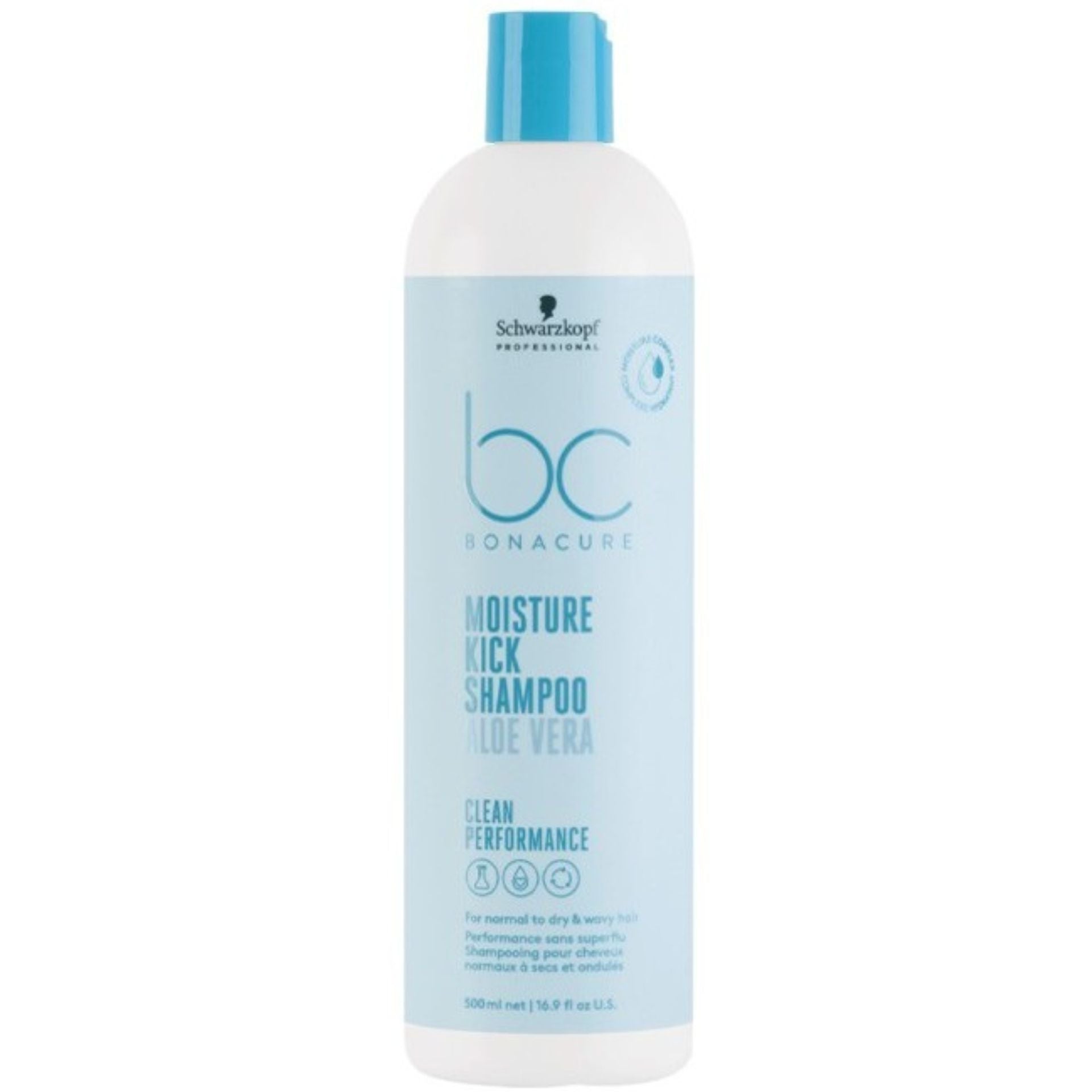 Schwarzkopf BC Clean Performance Moisture Kick Shampoo 500ml