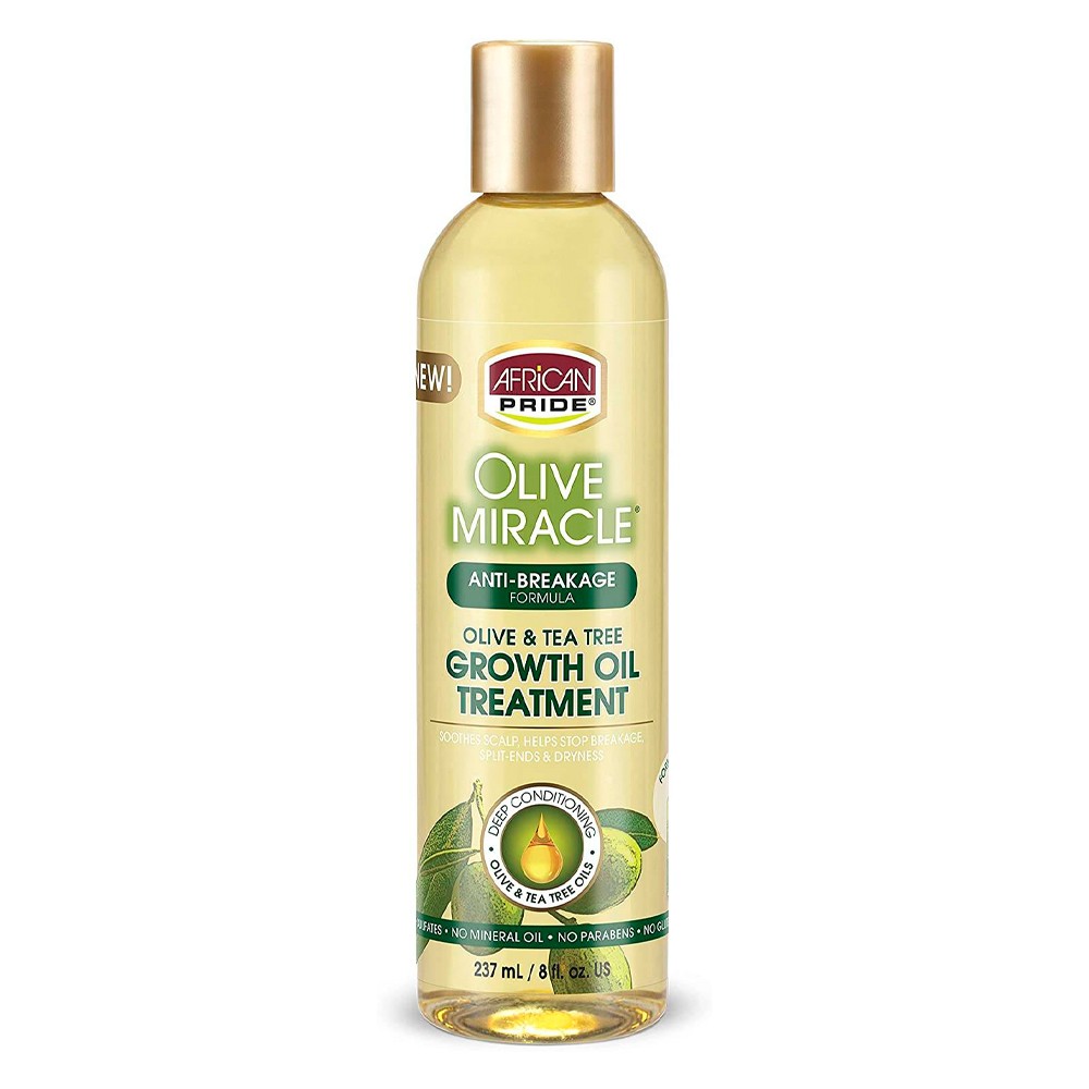 African Pride Olive Miracle Growth Oil 237ml
