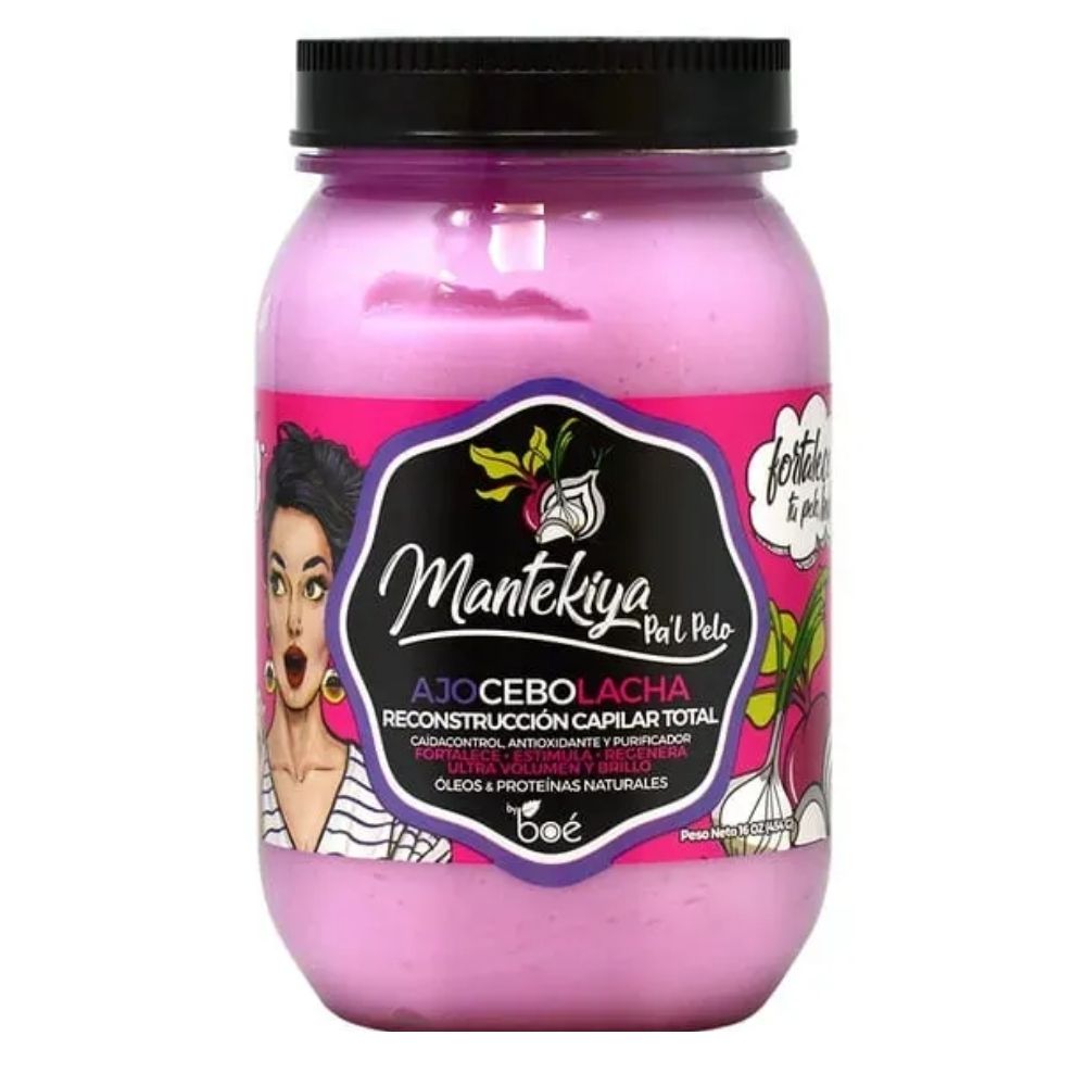 Mantekiya Pa´l Pelo AjoCeboLacha Reconstructor Capilar 454g