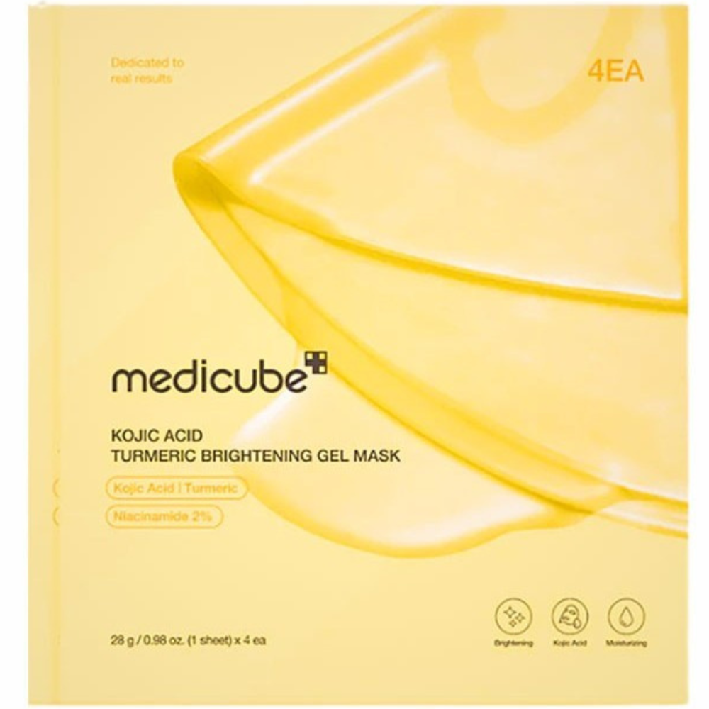 Medicube Kojic Acid Turmeric Brightening Gel Mask 4uds