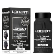 Lorenti Coloring Fiber Volumizing Wax 3 In 1 Black 30 gr