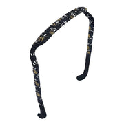 Zazzy Bandz Gold Pineapples on Black Headband