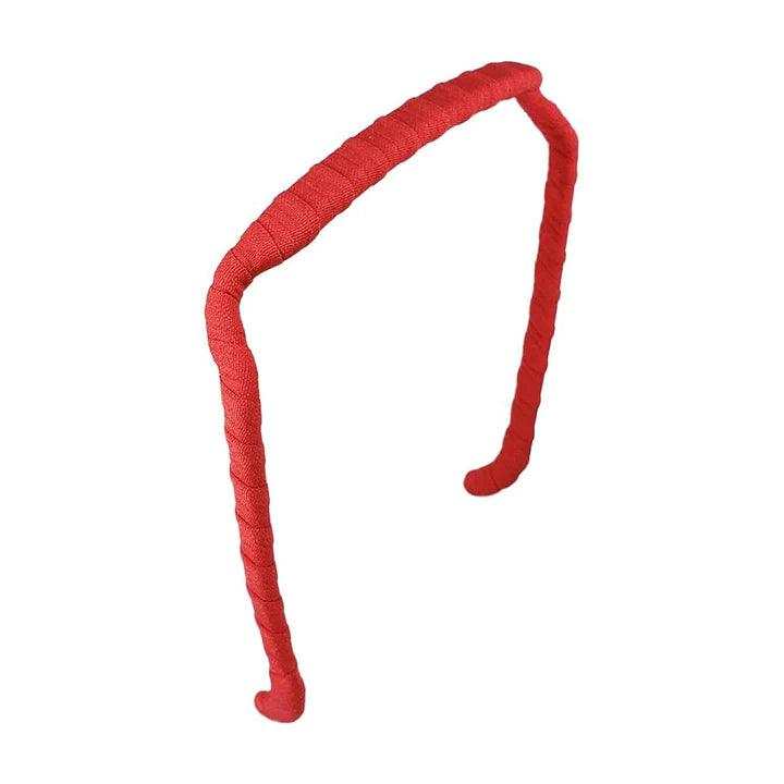Zazzy Bandz Red Headband Wrapped