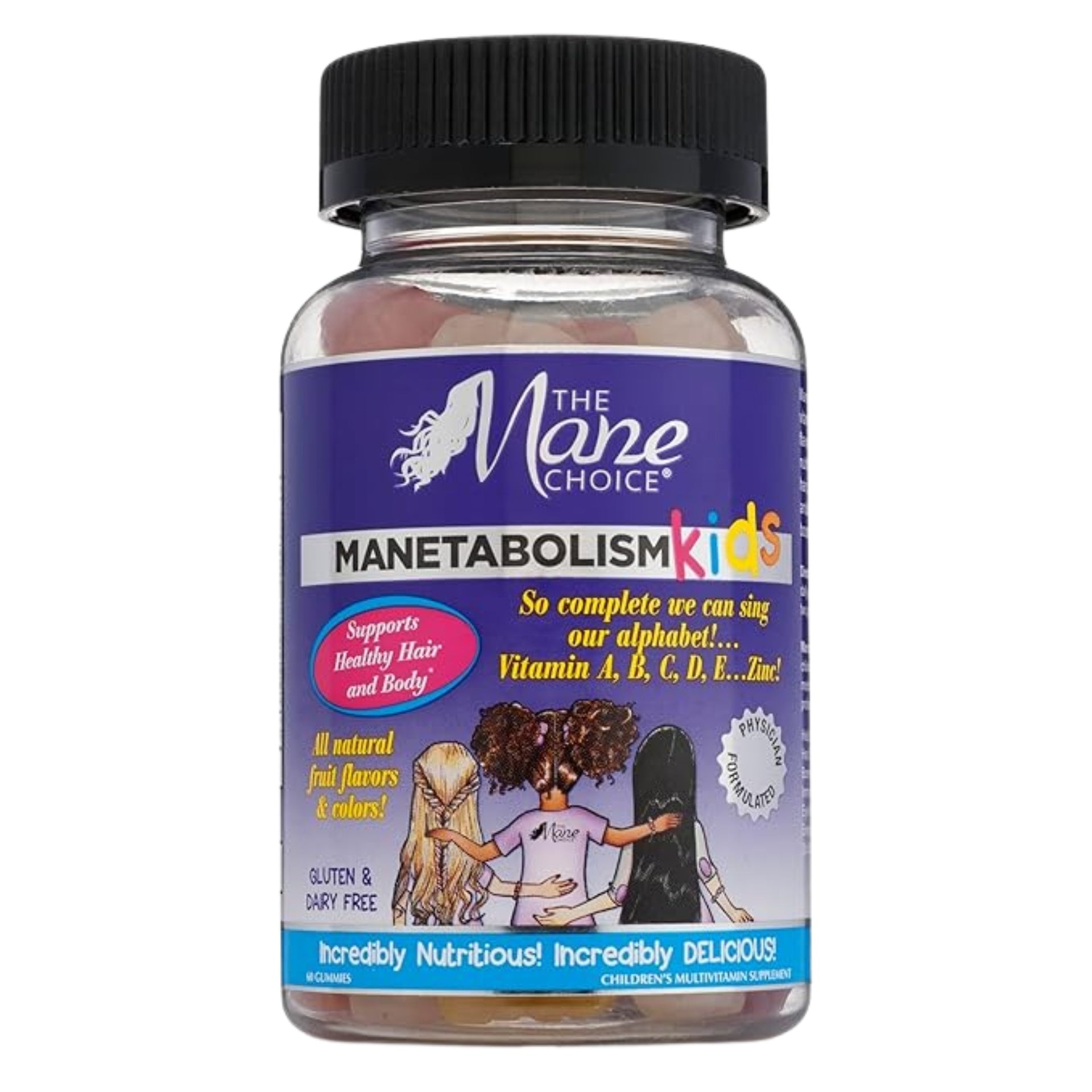 The Mane Choice Kids Manetabolism 60 Gummies
