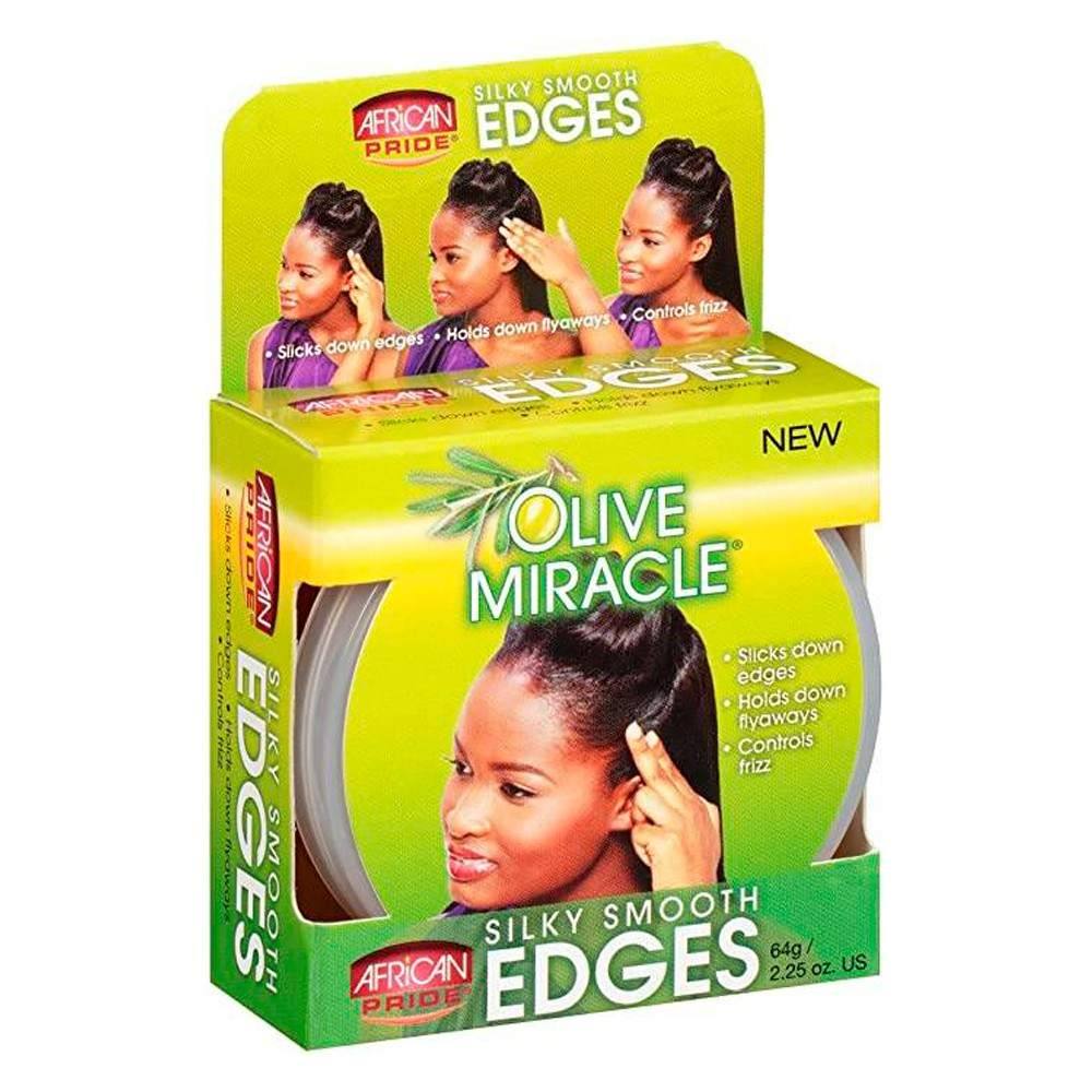 African Pride Olive Smooth Edges Control Gel 64g