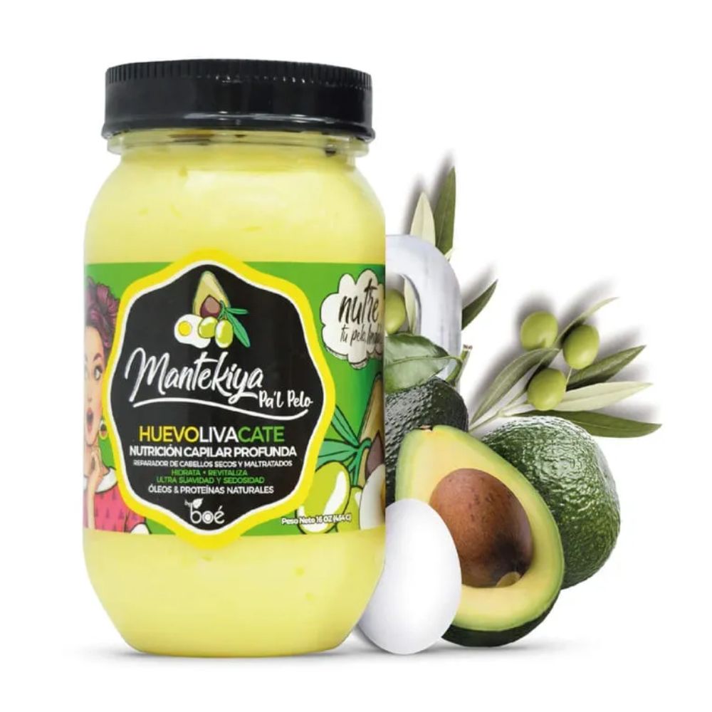 Mantekiya Pa’l Pelo HuevoLivaCate Nutrición Capilar