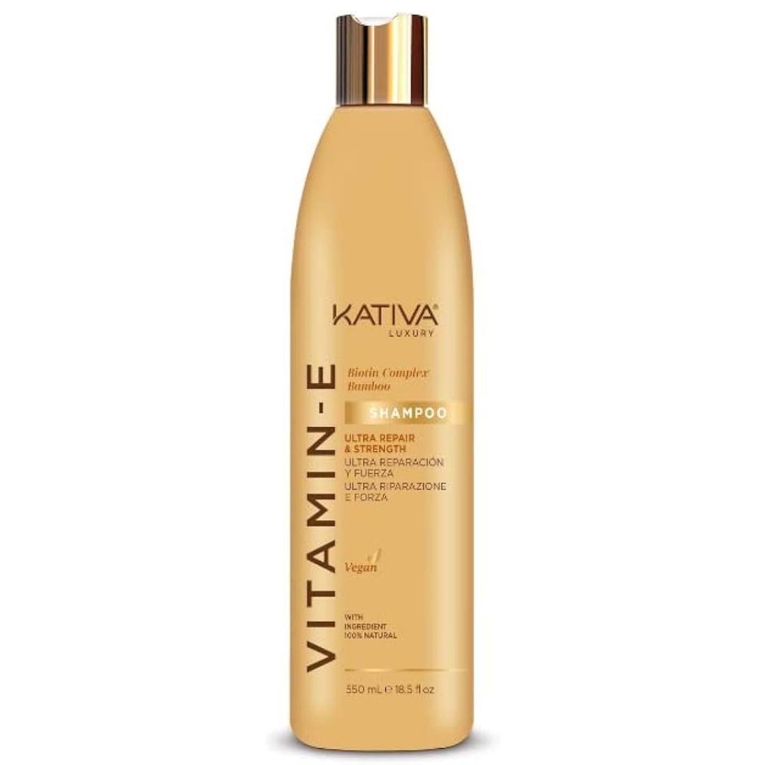 Kativa Vitamina E Biotin Bambú Champú 550ml