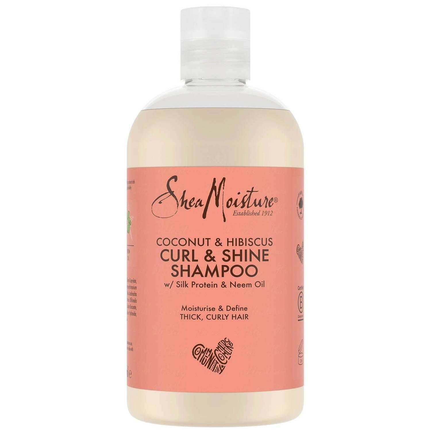 Shea Moisture Coconut & Hibiscus Curl & Shine Champú