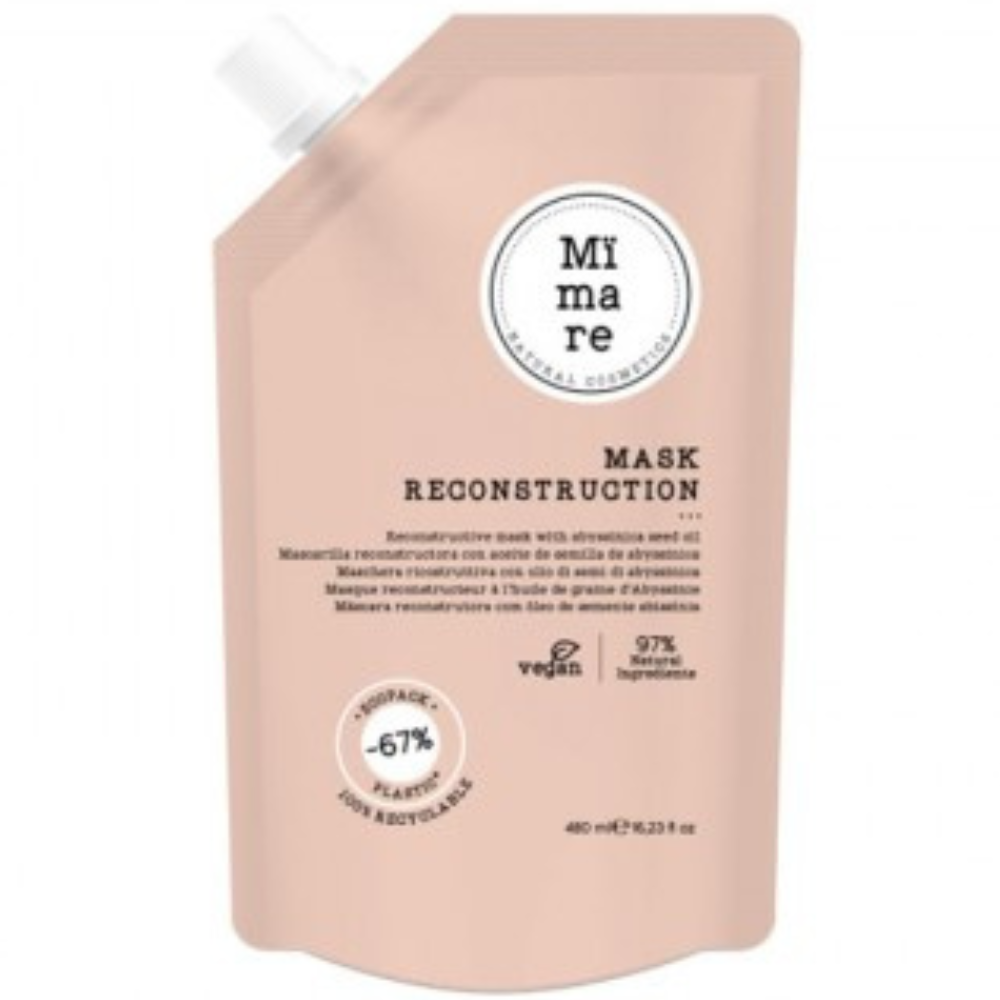 Mimare Mascarilla Reconstrucción 480ml (Cabellos Gruesos, Finos y Medios)