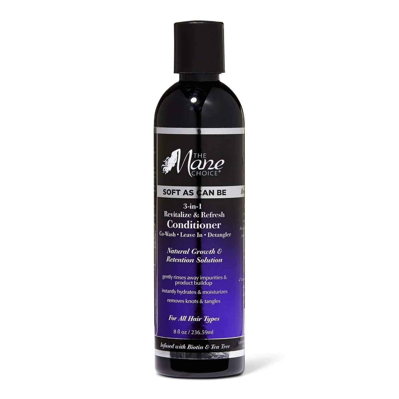 The Mane Choice The Alpha Soft As Can Be Revitalize And Refresh 3-In-1 Co-Wash, Leave In, Detangler 237ml