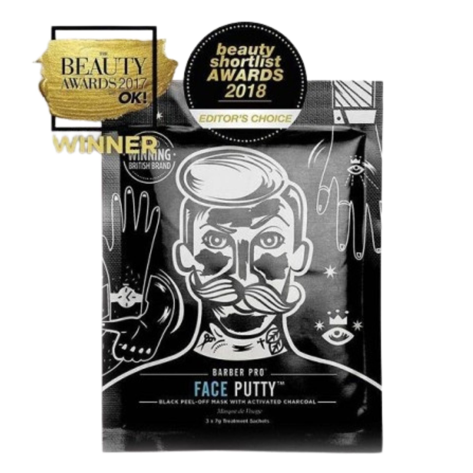 Beauty Pro Barber Pro Face Putty 3X7g