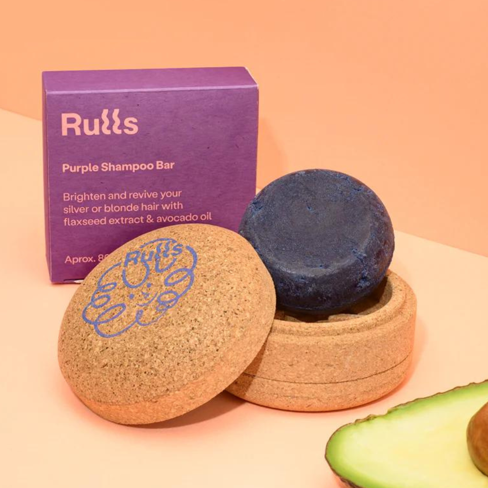 Rulls Pack Champú Solido Purple Bar + Jabonera