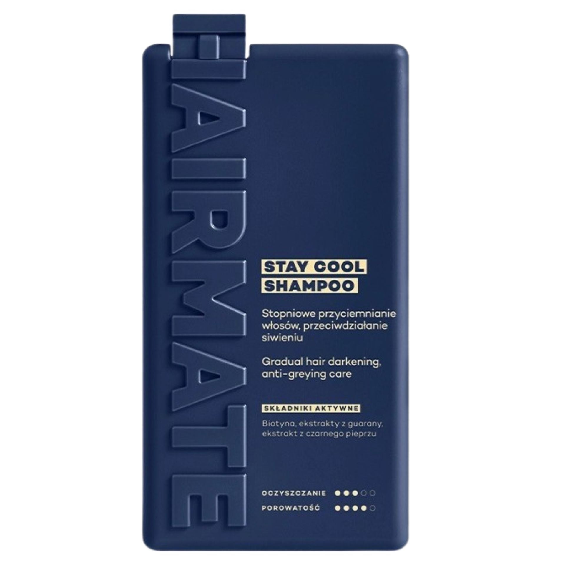 HairMate Champú Stay Cool Para Cabello Oscuro Restaurador, 250 ml