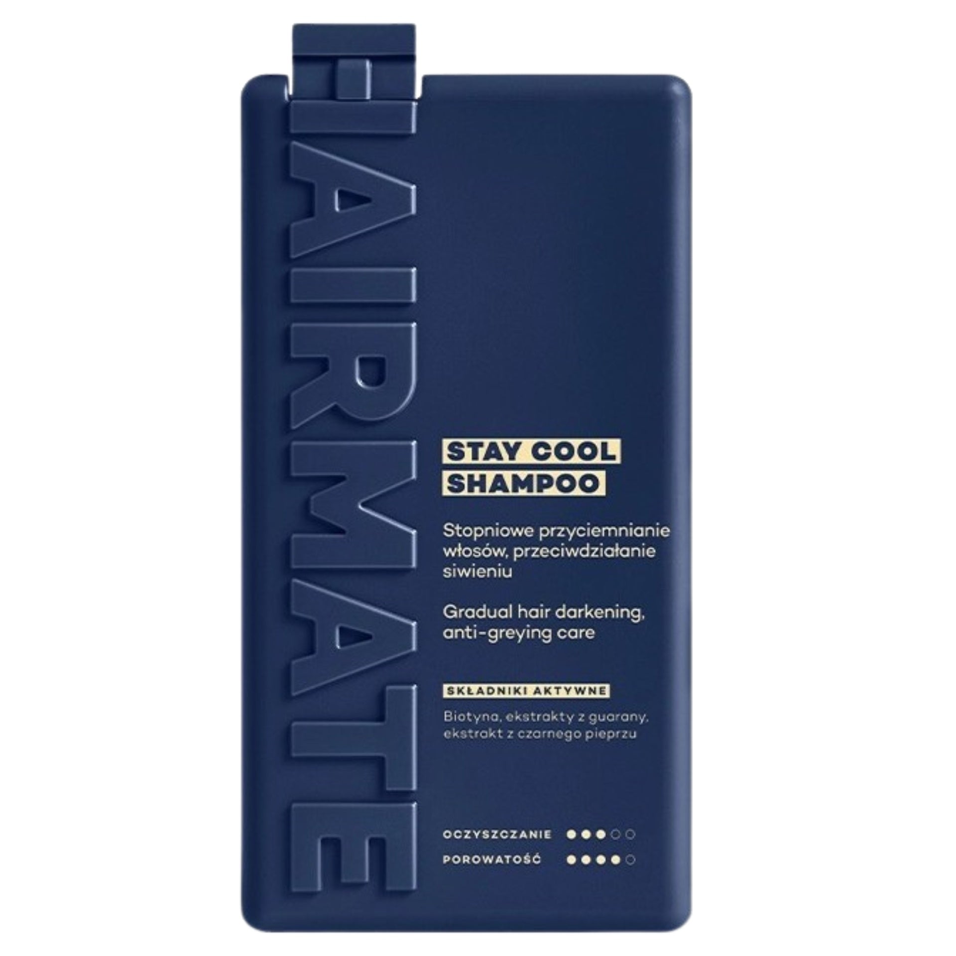 HairMate Champú Stay Cool Para Cabello Oscuro Restaurador, 250 ml