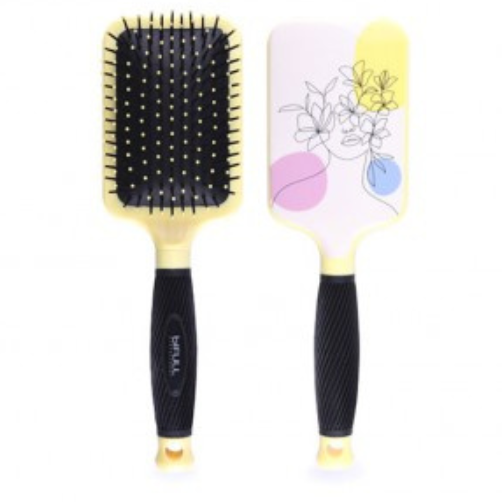 Bifull Cepillo Raqueta Amarillo Silhouette