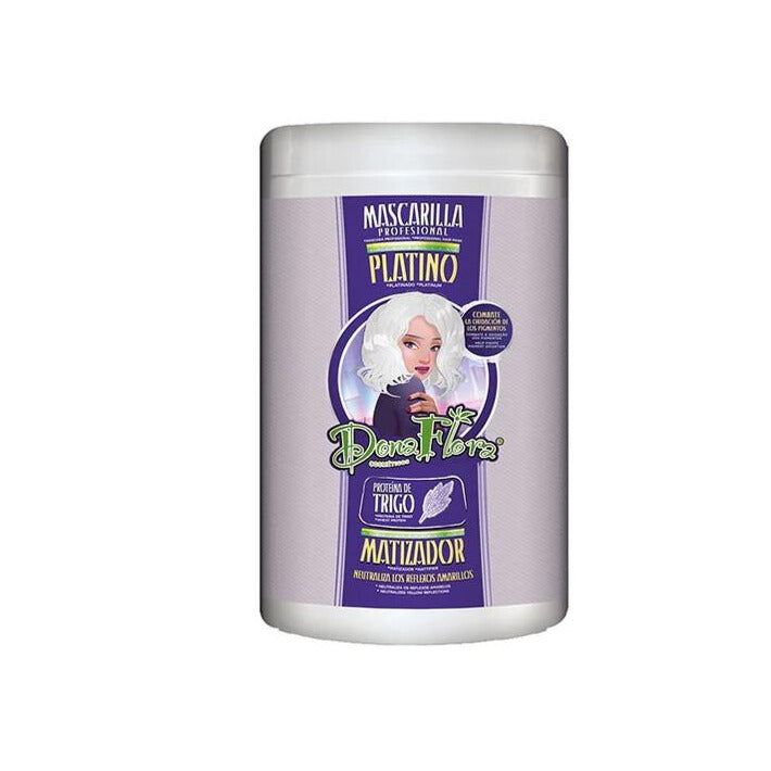 Dona Flora Mascarilla Matizador Platino 1000ml
