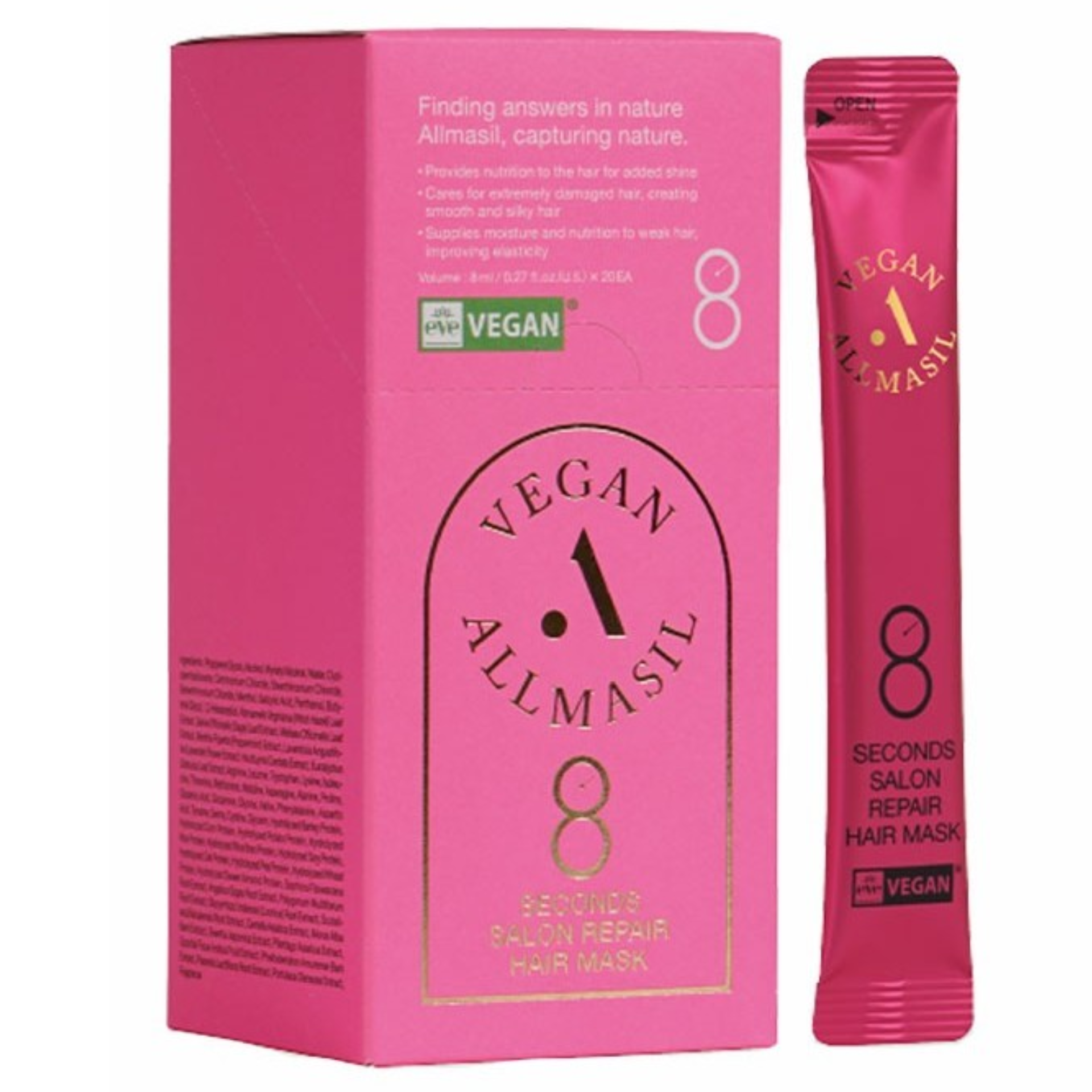 All Masil 8 Seconds Salon Repair Hair Mask Stick Pouch 20X8ml