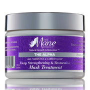 The Mane Choice The Alpha Green Tea And Carrot Deep Strengthening And Restorative Mask Treatment  355ml