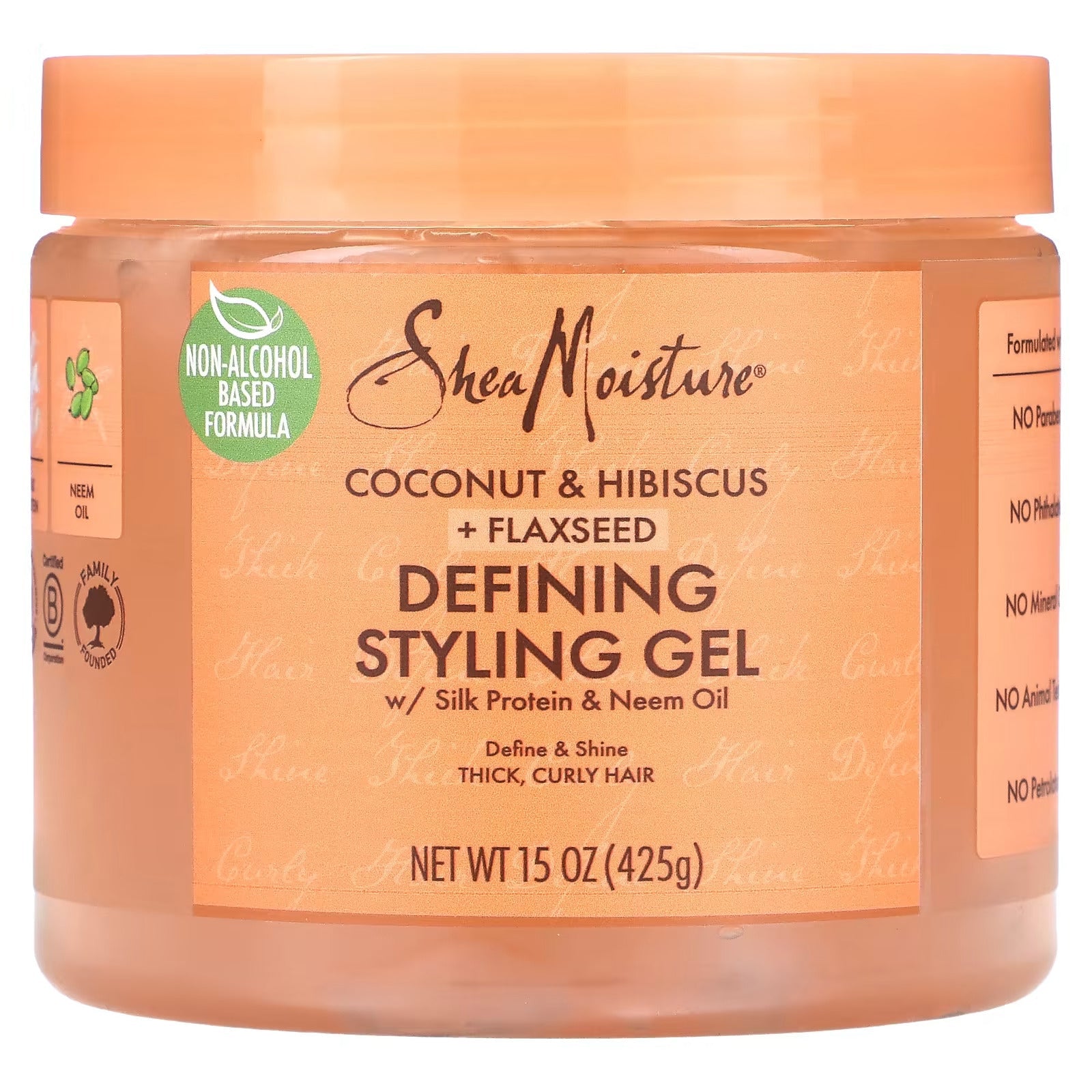 Shea Moisture Coconut & Hibiscus Defining Styling Gel  425g