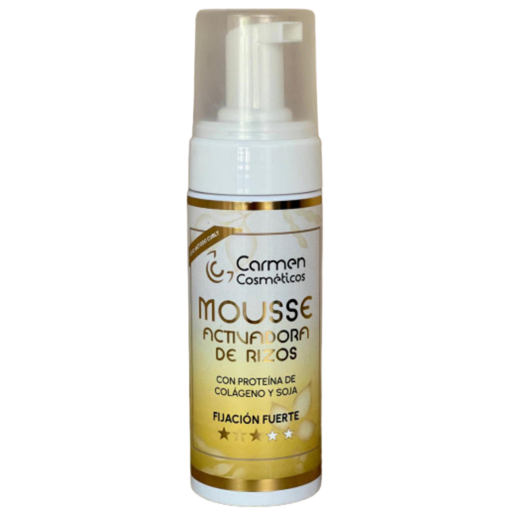 Carmen Cosméticos Mousse Activadora de Rizos Fijación Fuerte 150ml